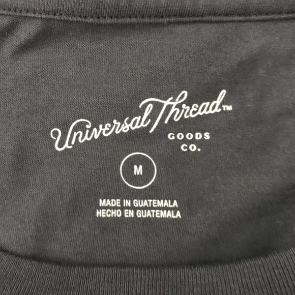 Universal Thread Charcoal Graphic Crew Neck T-Shirt M - Picture 9 of 11